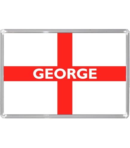 English Flag Magnet - 5 Inch Heavy Duty Magnetic Vinyl Sticker For Cars & Fridges