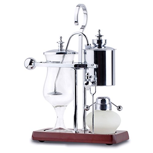 examen Température réglable Ensemble de pot de café en acier inoxydable Type de siphon ménager Machine à café ( Couleur : A )