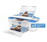 Inyección térmica de tinta HP DeskJet 3720 AiO - Impresora multifunción (Wi-Fi, USB 2.0, incluido 3 meses HP Instant Ink, 600 x 600 DPI, A4, ADF 216 x 355 mm), color azul