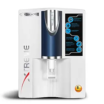 Aqua Active Alkaline Black Water Purifier with B12 + RO + UV +PF+ TDS Control 10 Litres Storage -100GPD
