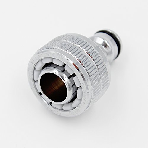 Anschlussstück Schlauchverbinder f. 3/4″ Schläuche Chrom/Messing 1/2″ Gardena kompatibel - 2