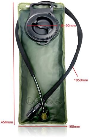 YaeTact Hydration Bladder Leak Proof Water Reservoir, Military Water Storage Bladder Bag, BPA Free Hydration Pack Replacement, for Hiking Biking Climbing Cycling Running (3L)