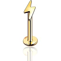 BlackAmazement 316L Edelstahl Halbmond Ohrstecker - Labret, Tragus & Helix