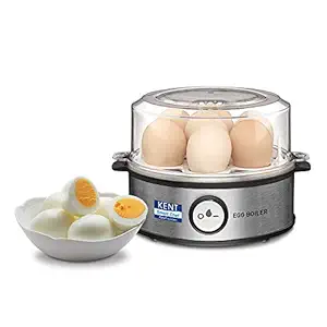 Kent Instant Egg Boiler 360-Watt (Transparent and Silver Grey)