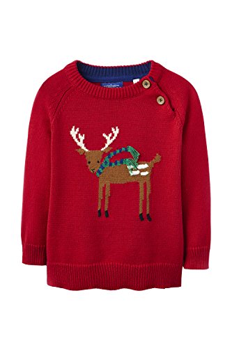Joules Baby Boy Christmas Jumper - Comet Reindeer - 2-3 years / 98 cms
