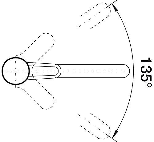 Blanco Orion, Küchenarmatur – Einhebelmischer, Oberfläche Chrom, Hochdruck, 1 Stück, 511276 - 3