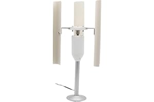 Jieotwice Windturbine mit Vertikaler Achse DIY Windgenerator mit Permanentmagnet Dreiphasig Windmühle Spielzeug (B)