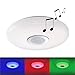 Produktbild RGB LED Decken Lampe Bluetooth Musik Lautsprecher Beleuchtung Fernbedienung Leuchten Direkt 14232-16