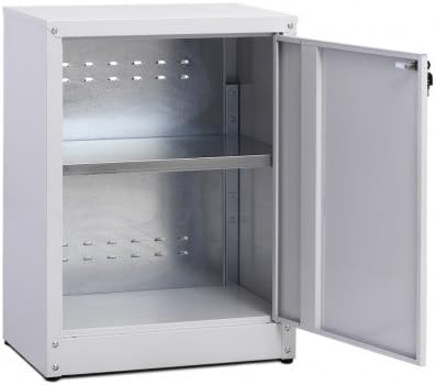 Cabinet coated galvanized with shelf low size For 1 Hinged Door Cm. 45X50X80H