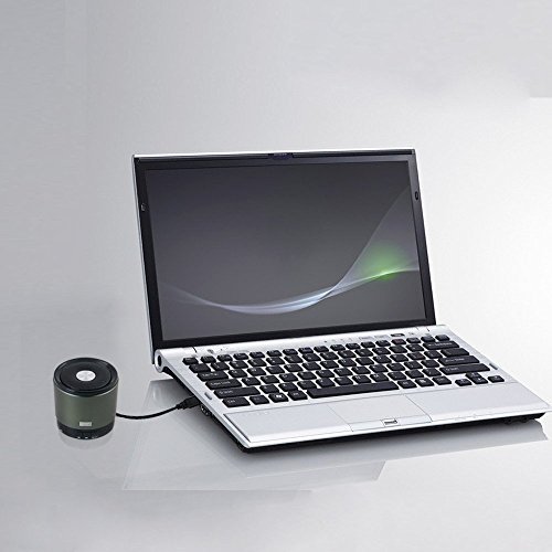 August MS425G Mini Altoparlante Bluetooth con Microfono - Potente Altoparlante Portatile Senza fili con VivaVoce - Compatibile con gli iPhones, Samsung, Galaxy, Nokia, HTC, Blackberry, Google, LG, Nexus, iPad, Tablet, Telefoni cellulari, Smartphones, PC's, Laptops  (Verde)