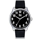 Ice-Watch - ICE time Black - Schwarze Herrenuhr mit Lederarmband - 013043 (Large)