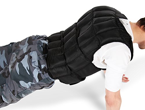 Powerfly Gewichtsweste Laufweste mit Gewichtstaschen – für Gewicht Loss Gym Turnhalle Laufen – 10 / 20 Kg Gewichte - 6