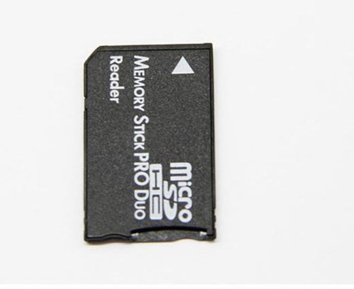 Micro SD SDHC TF MEMORY STICK zu Memory Stick MS Pro Duo Kartenleser PSP Adapter Converter - 4