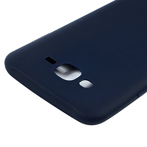 Lanveni Samsung Galaxy J5 2015 Hülle × 3, Handyhülle Samsung Galaxy J5 2015 TPU Schutzhülle TPU Bumper Weiche Silikon Case mit Einfarbig Design (Mintgrün + Rot + Dunkelblau) - 5