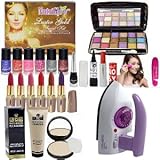 Adbeni United Beauty Combo Makeup Sets With Eye Massager Facail Kit & Nova Iron