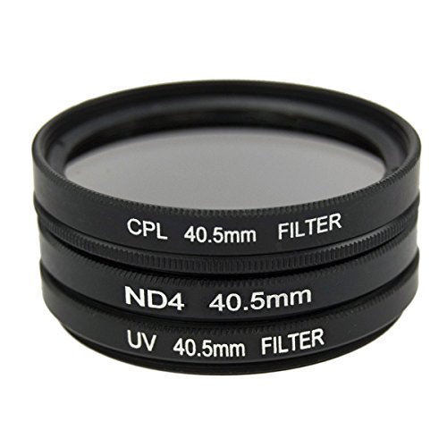 XCSOURCE   40 5mm UV   CPL   Filtre ND4 Set   chiffon pour Nikon 1 J1 V1 V2 appareil photo reflex num  rique SANYO HD2000 HD1000 HD1010 Sony NEX 6 5TL Samsung 20-50mm NX1100 NX2000 NX300 Sony NEX-6 NEX-5T NEX-5R avec SELP 16-50mm   Toute cam  ra avec 40 5mm de filetage  Assurez-vous que le diam  tre de l objectif de votre appareil photo est 40 5mm  lf280
