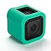 Produktbild Rusty Bob - Action Kamera Silikon / Gummi Schutzhülle Rahmenhalterung Protective Silicone Case,Cover Schutzgehäuse [ GoPro hero4 Session ] (Hero 4 Session, Jadegrün)