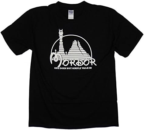 S - 5XL > LORD of the RINGS inspired T-shirt - Parody of Mordor and Disneyland (S)