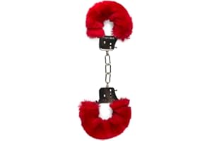 TEAZERS EasyToys Fetish Collection - Esposas negro peluche - 28 cm de largo esposas - Un tamaño - Esposas eroticas