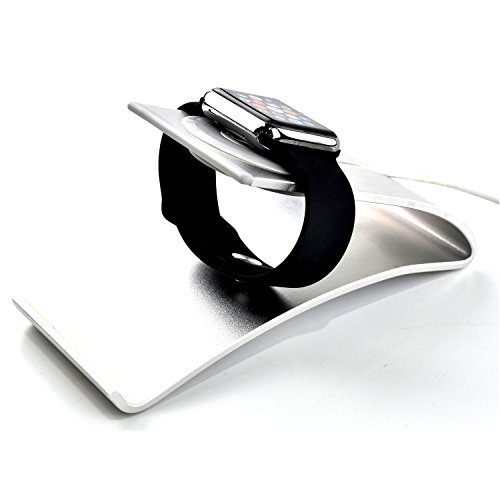 Apple Watch Stand,Multifunktions Version-DSIKER® Apple Watch Stand Und iPhone Dockingstation Alu Für Alle iWatch und Tablets, E-Reader und Smartphones – Universal Ladestation Für Zuhause, Büro Und Unterwegs - 3