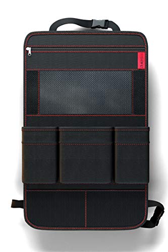 8safe (PACKx2) Organizadores para Asiento de Coche | Multi-Bolsillos | Material Oxford de Alta Calidad | Diseño Especial para Tablet | Protector de Asiento | Universal