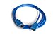 Produktbild m-one blau 2 Meter 6 FT EXTRA LANG/3.0 USB SuperSpeed Daten Kabel für – Freecom 56152 1 TB Mobile XXS Leder/Externe Festplatte