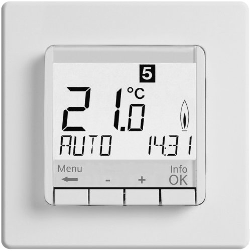 Preisvergleich Produktbild Digitales Unterputz Uhrenthermostat mit 50x50mm Abdeckung