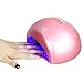 MelodySusie® 12W LED Nail Dryer - LED Nail Lamp for Curing LED Gel Nail Polish, Violetili Portable Professional Nail Dryer for Nail Art at Home and Salon (Pink)