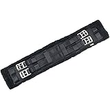 Elastischer Kurzgurt mit Fell unterlegt Ekkia schwarz 60cm