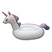 Produktbild Neuer Fantastischer Riesiger Aufblasbarer Das Einhorn - Prinzessin Schwimm ,Unicorn Pool-Party Schwimmtier Luftmatratze Mit Kunststoffhalter,Einhorn Schwimmbad Floß Raft Für Erwachsene Kinder (Das Einhorn - prinzessin)