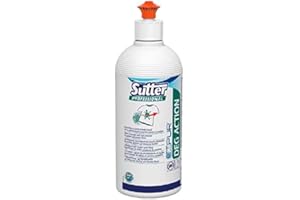 SEKAJKARA SUTTER DEG ACTION - Smacchiatore e pretrattante enzimatico PROFESSIONALE tessuti per la rimozione di macchie grasse e proteiche IDEALE PER COLLI E POLSINI - FLACONE DA 500 ml