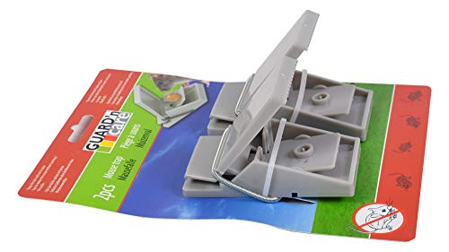 Preisvergleich Produktbild 2er-Set Mausefalle 9x5cm Schlagfalle Mäusefalle Kunststoff Schädlingsbekämpfung