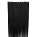 s-noilite® One Piece 16"-22" 45-100g Clip in Remy Human Hair Extensions (18"-50g,#1 Jet Black)