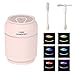 Produktbild Mini Luftbefeuchter 3 in 1 Portable USB kann Form 200ml Kapazität Luftbefeuchter Mini USB Fan, Büro, Schreibtisch, Haus, Auto-Shut-Off-Schutz (Matte Rosa)