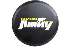 GTFRFD Housse Roue Secours de Voiture, pour Suzuki Jimny 2018-2023 Housse de Pneu de Couverture Roue Protection Antipoussière Imperméable