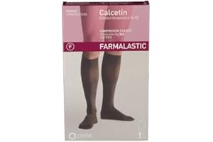 FARMALASTIC CALCET ELAS Tera TM Media, Negro, Mediano Unisex Adulto
