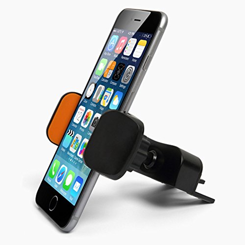[2017 neue Version] IpowÂ® Mini Auto Handyhalterung fÃ¼r CD-Schlitz kfz Handy Halterung mit 360Â° drehbar Kugelgelenk fÃ¼r iPhone 7 / 7 Plus / 6s / 6 / 5s / 4 Samsung Galaxy S7/S6/S5/S4 Note 5 4 3, Nexus, Motorola, HTC und weitere Smartphones