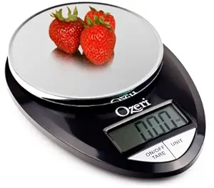 Ozeri Pro Digital Kitchen Food Scale, 1g to 12 lbs Capacity, Black