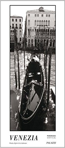 VENEZIA Black & White by Björn-Eric Kohnen - Panorama Zeitlos Kalender - Venedig in schwarz weiss - 44 x 100 cm