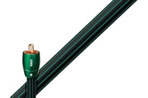 AudioQuest Coax Forest kabel koncentryczny, czarny, długość: 0,75 m, pozłacane złącza, 75 omów