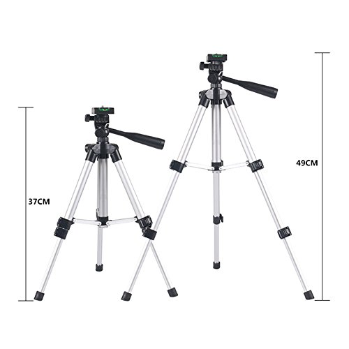 lzndeal Universal Tripod Appareil Photo Num  rique Portable Cam  scope Support de Tr  pied Support en Aluminium de Torche L  ger pour Canon Nikon Sony