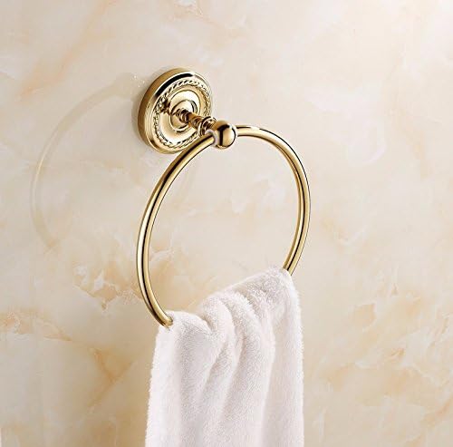 Luckyfree Bathroom Towel Ring Vacuum Platting