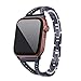 Produktbild LCLrute Damen Luxus Metall Strass Strap Ersatz Armband für Apple Watch für Iwatch Series 4/3/2/1 38mm / 40mm / 42mm / 44mm
