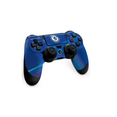 Preisvergleich Produktbild Official Football Merchandise Skin-Aufkleber für Playstation 4-Steuerung (unterschiedliche Designs für die einzelnen Vereine verfügbar) Chelsea FC PS4 Controller