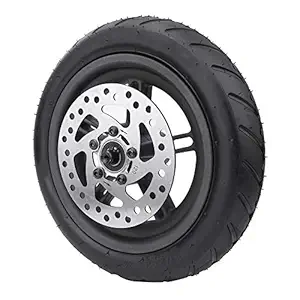 Vbestlife Solid Tyre, 8.5inch Explosion-Proof Rear Rubber Tire Wheel with Disc Brake for Xiaomi M365 Electric Scooter