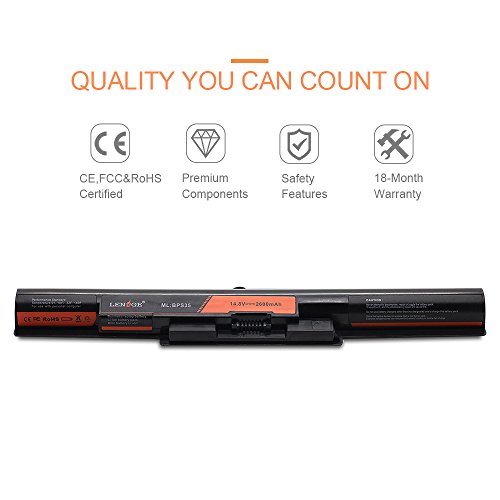 LENOGE Ersatz Hochleistung Akku Li-ion Laptop Batterie Für Sony VGP-BPS35A 14.8V 2600MHA - 3