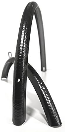 Handsome Cycles Black Aluminum Fenders, Matte Black, 700c X 35mm by Handsome Cycles
