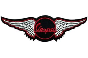 LipaLipaNa Vespa Sports Scooter Rider Motorcycle Parche Patch Bordado con Logotipo para Planchar de Hierro en Apliques de Recuerdo de Accesorios