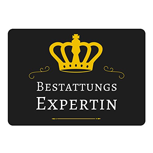 Preisvergleich Produktbild Mousepad Bestattungs Expertin schwarz