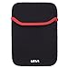 GIZGA 9 inch - 10.4 inch Protective Reversible Laptop Sleeve (Black + Red) RS.279.00